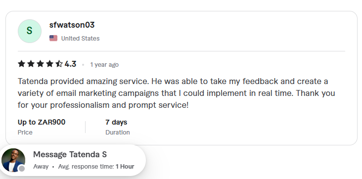 Client review screenshot three