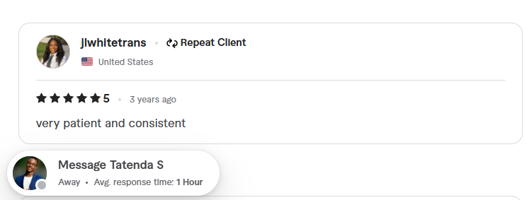 Client review screenshot five